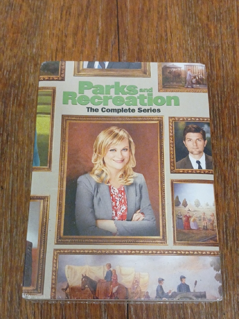 Parks and Recreation The Complete Series DVD Set - Green and Beige Cover